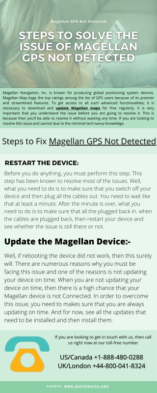 Tips & Tricks to Fix Issue of Magellan GPS Not Detected in 2020