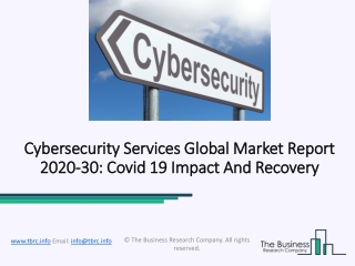 Global Cybersecurity Services Market Research | Recent Trends and Growth Forecast 2023