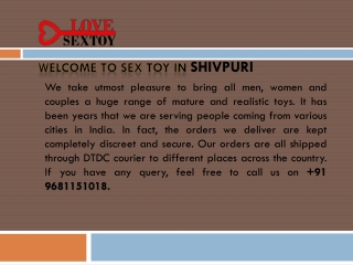 SEX TOY IN SHIVPURI | call 9681151018