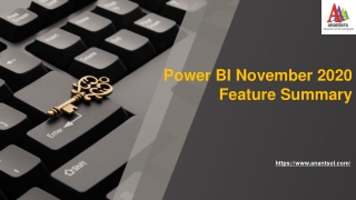 Power BI November 2020 Feature Summary