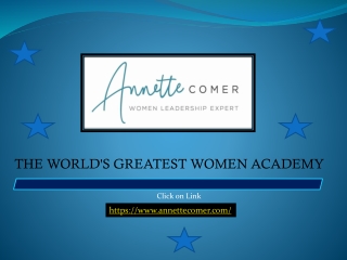 THE WORLD'S GREATEST WOMEN ACADEMY