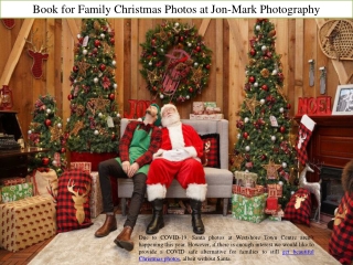 Book for Family Christmas Photos at Jon-Mark Photography