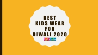 Best kids wear for Diwali 2020 | Diwali Dresses