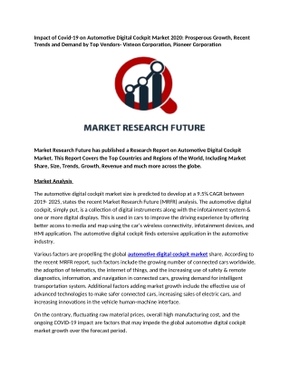 Automotive Digital Cockpit Market