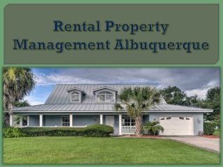 Rental Property Management Albuquerque