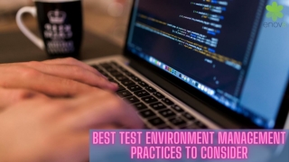 Best test environment management practices to consider