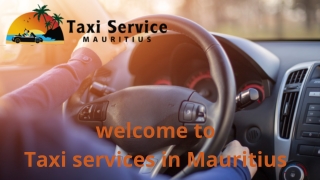 professional and reliable Taxi services in Mauritius