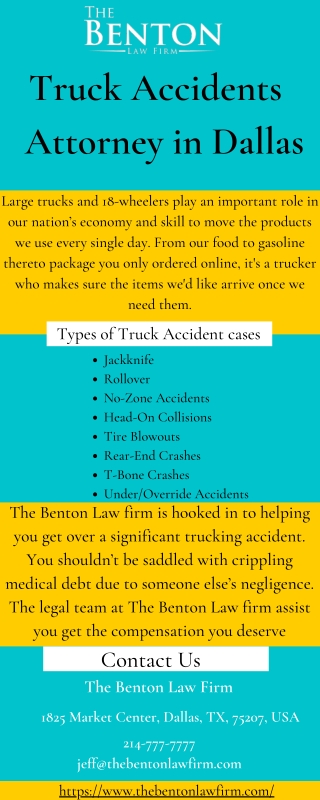 Truck Accidents Attorney in Dallas