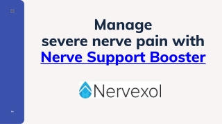 Manage severe nerve pain with Nerve Support Booster