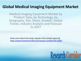 Medical Imaging Equipment Market by Product Type, by Technology, by Geography, Size, Share, Growth, Global Trends, Indus