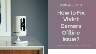 Vivint Camera Offline 1-8009837116 Vivint Account Login -Call Anytime