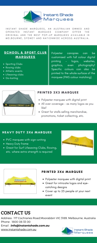 Promote Your School with Portable Marquees