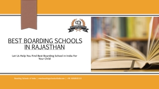 Affordable Boarding school in Rajasthan for boys and girls