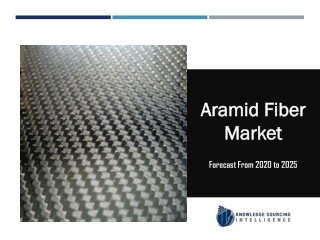 Aramid Fiber Market to be Worth US$6.315 billion by 2025
