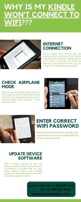 Best Way To Fix Kindle Won’t Connect To Wifi | Call  1–844-601-7233