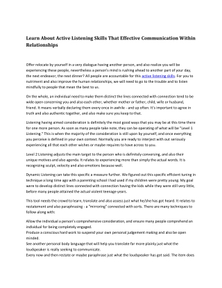 How to Improve Active Listening skills in Children | Child Education