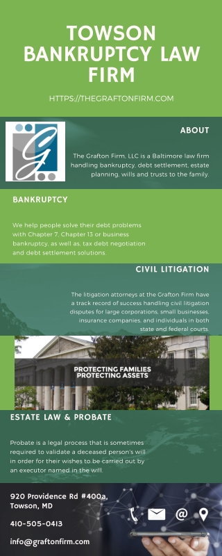 Towson Bankruptcy Law Firm