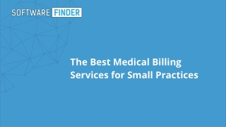 The Best Medical Billing Services for Small Practices | Software Finder