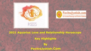 2021 Pisces Love and Relationship Horoscope