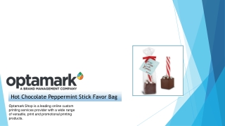 Custom Stick Favor Bag - Optamark
