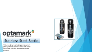 Custom Stainless Steel Bottle - Optamark