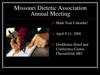 Missouri Dietetic Association Annual Meeting
