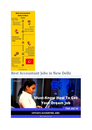 Best Accountant Jobs in New Delhi