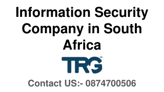 Information Security Company in South Africa