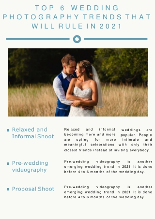 Top 7 Wedding Photography Trends That Will Rule in 2021