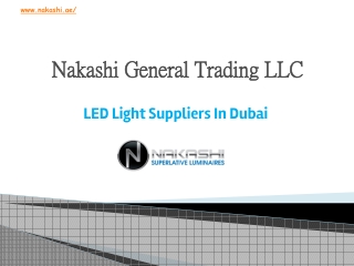 LED light supplier in UAE
