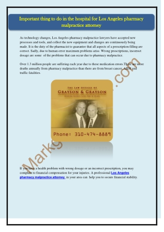 The Veteran Pharmacy malpractice attorney to file a claim for medication error!
