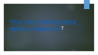 Digital Marketing Company Singapore