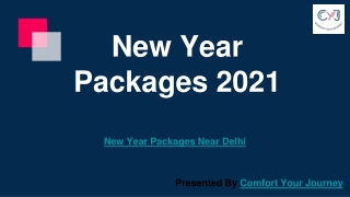New Year Packages 2021 - New Year 2021