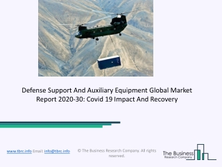 Global Defense Support and Auxiliary Equipment Market Report 2020-2030 | Covid 19 Impact and Recovery