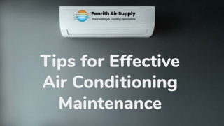 Tips for Effective Air Conditioning Maintenance