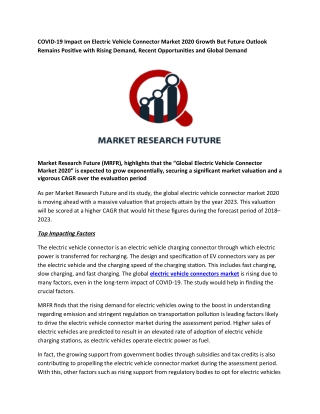 Electric Vehicle Connector Market 2020