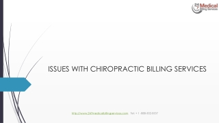 ISSUES WITH CHIROPRACTIC BILLING SERVICES