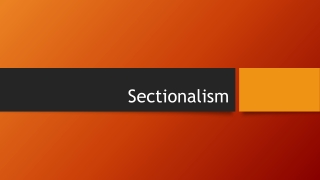 Sectionalism