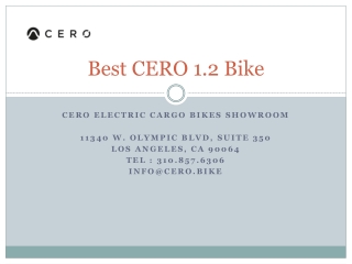Best CERO 1.2 Bike