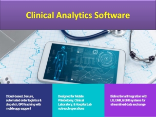 Clinical Analytics Software