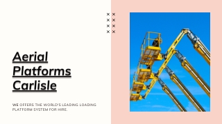 Boom Lift Hire Price Carlisle