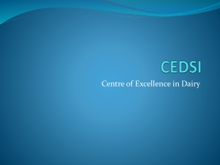 CEDSI- Dairy Management System