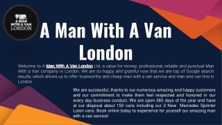 Man and Van Hire