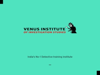 India's No-1 Detective training institute