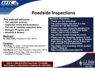 Roadside Inspections