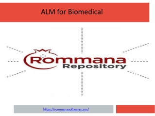 ALM for Biomedical