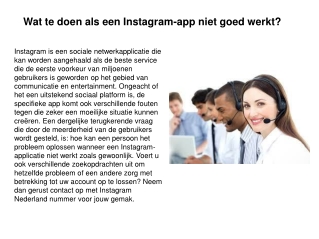 Instagram Klantenservice Nummer