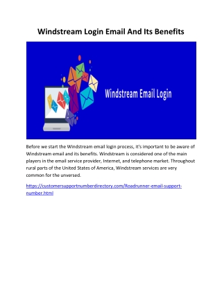 Windstream Login Email and its Benefits