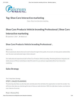 Shoe Care Interactive Marketing Company in Mumbai