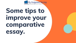 Create Best Essay Assignments With Comparative Essay Help!